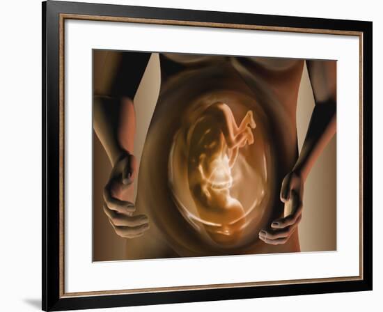 Pregnant Woman-null-Framed Photographic Print