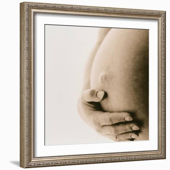 Pregnant Woman-Cristina-Framed Premium Photographic Print