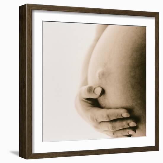 Pregnant Woman-Cristina-Framed Premium Photographic Print