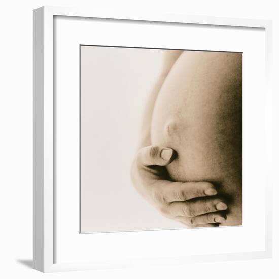 Pregnant Woman-Cristina-Framed Premium Photographic Print