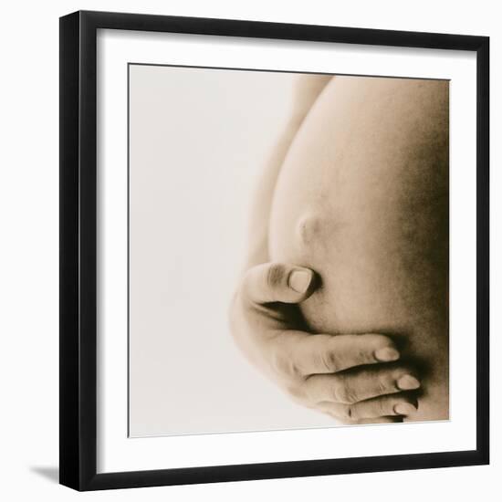 Pregnant Woman-Cristina-Framed Premium Photographic Print