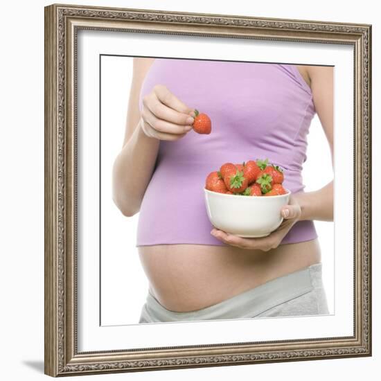 Pregnant Woman-Science Photo Library-Framed Premium Photographic Print