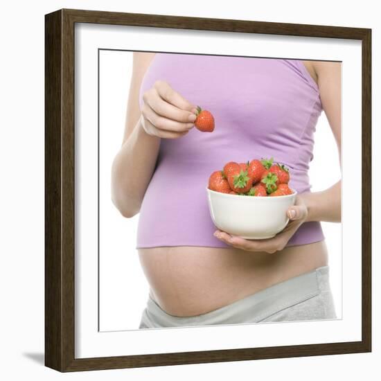 Pregnant Woman-Science Photo Library-Framed Premium Photographic Print