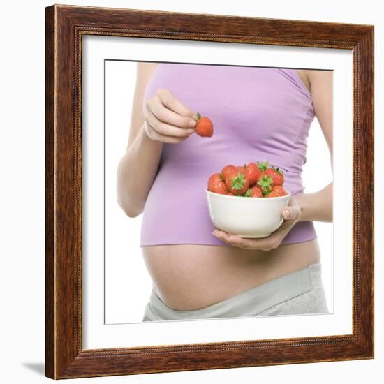 Pregnant Woman-Science Photo Library-Framed Premium Photographic Print