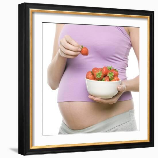 Pregnant Woman-Science Photo Library-Framed Premium Photographic Print