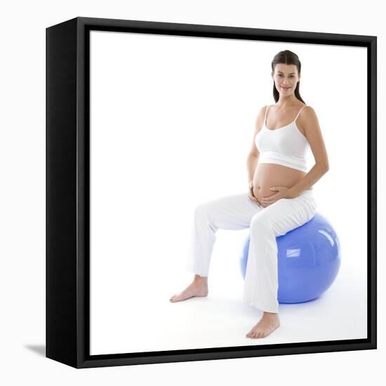 Pregnant Woman-Science Photo Library-Framed Premier Image Canvas