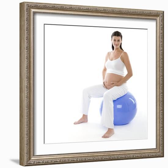 Pregnant Woman-Science Photo Library-Framed Premium Photographic Print