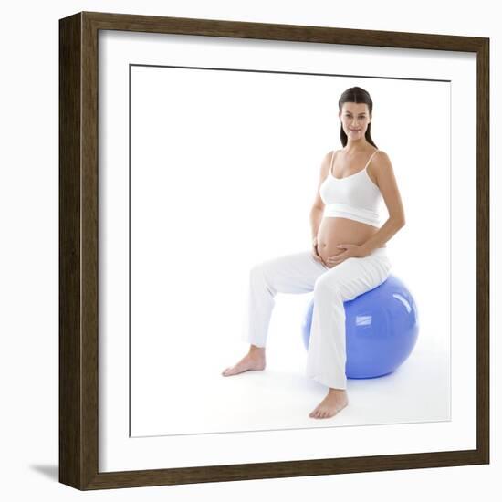 Pregnant Woman-Science Photo Library-Framed Premium Photographic Print