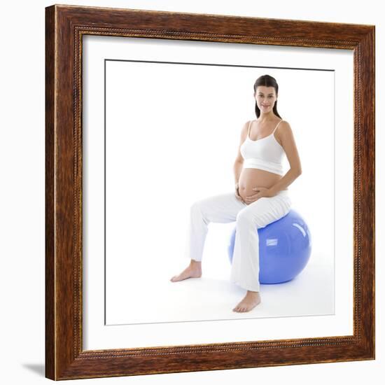 Pregnant Woman-Science Photo Library-Framed Premium Photographic Print