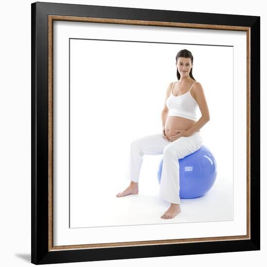 Pregnant Woman-Science Photo Library-Framed Premium Photographic Print