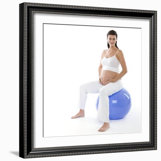 Pregnant Woman-Science Photo Library-Framed Premium Photographic Print