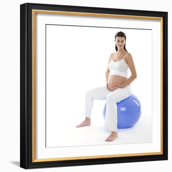 Pregnant Woman-Science Photo Library-Framed Premium Photographic Print