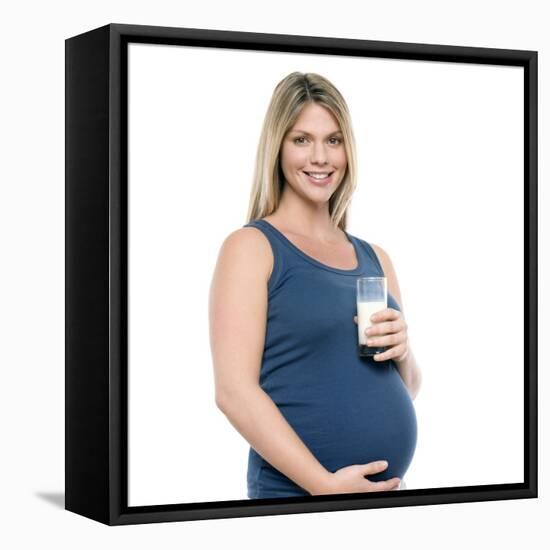 Pregnant Woman-Science Photo Library-Framed Premier Image Canvas