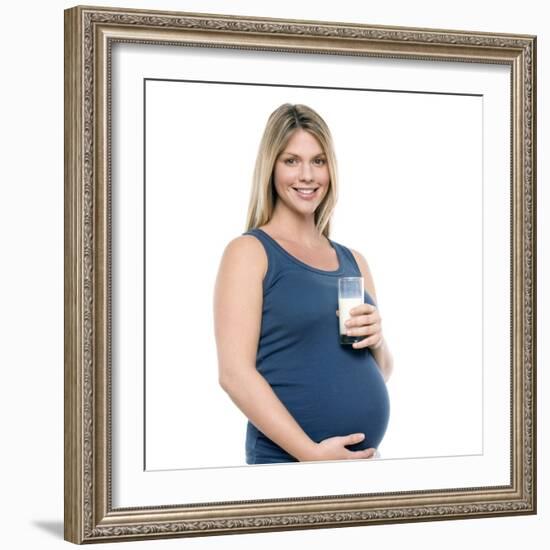 Pregnant Woman-Science Photo Library-Framed Premium Photographic Print