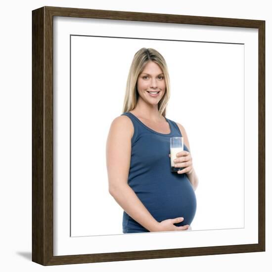 Pregnant Woman-Science Photo Library-Framed Premium Photographic Print