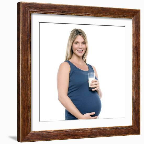 Pregnant Woman-Science Photo Library-Framed Premium Photographic Print