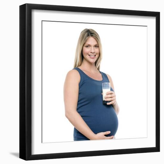 Pregnant Woman-Science Photo Library-Framed Premium Photographic Print