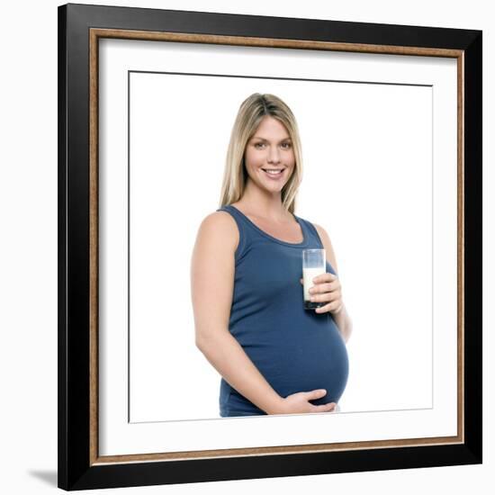 Pregnant Woman-Science Photo Library-Framed Premium Photographic Print