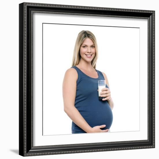 Pregnant Woman-Science Photo Library-Framed Premium Photographic Print