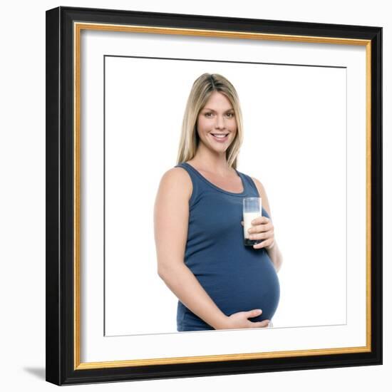 Pregnant Woman-Science Photo Library-Framed Premium Photographic Print