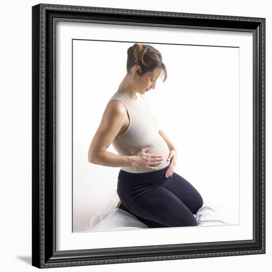 Pregnant Woman-Tony McConnell-Framed Premium Photographic Print