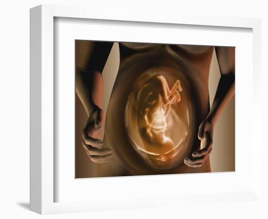 Pregnant Woman-null-Framed Photographic Print