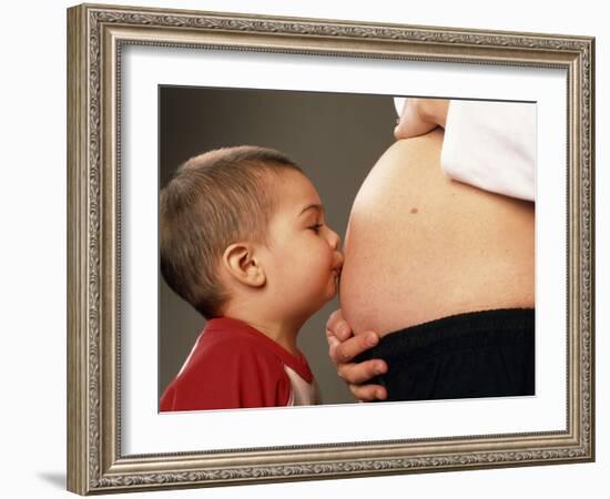 Pregnant Woman-Mauro Fermariello-Framed Photographic Print