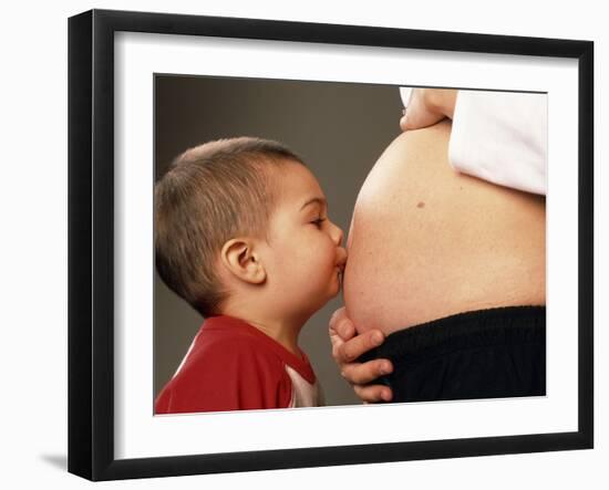 Pregnant Woman-Mauro Fermariello-Framed Photographic Print