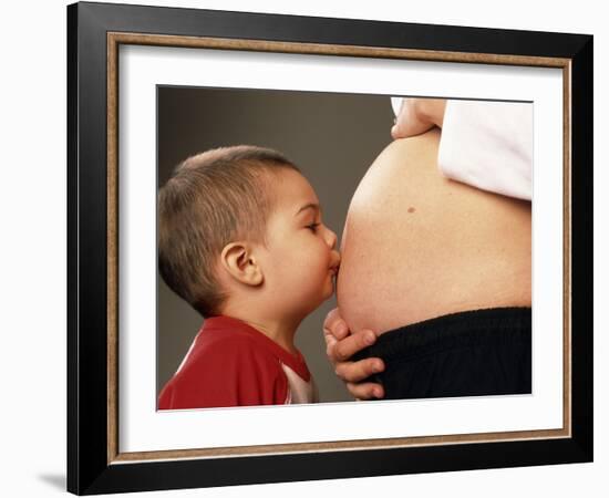 Pregnant Woman-Mauro Fermariello-Framed Photographic Print