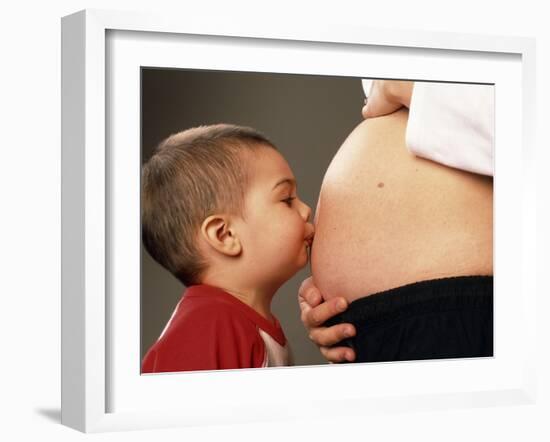 Pregnant Woman-Mauro Fermariello-Framed Photographic Print