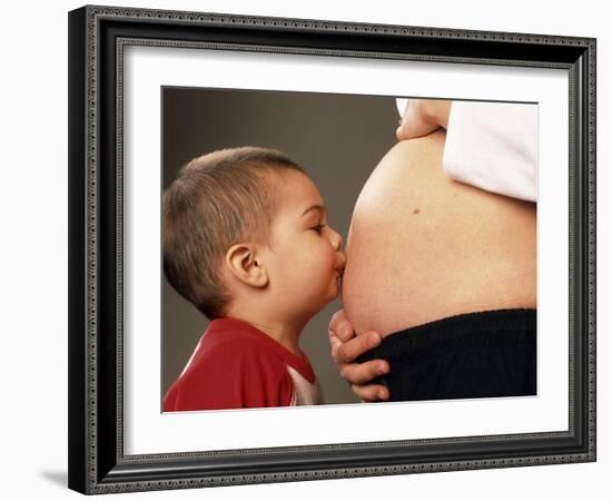 Pregnant Woman-Mauro Fermariello-Framed Photographic Print