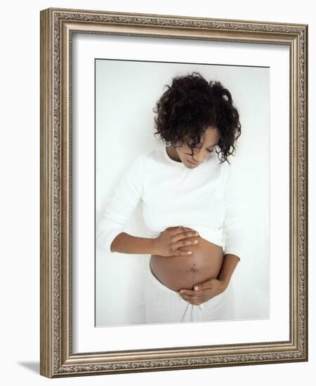 Pregnant Woman-Ian Boddy-Framed Photographic Print