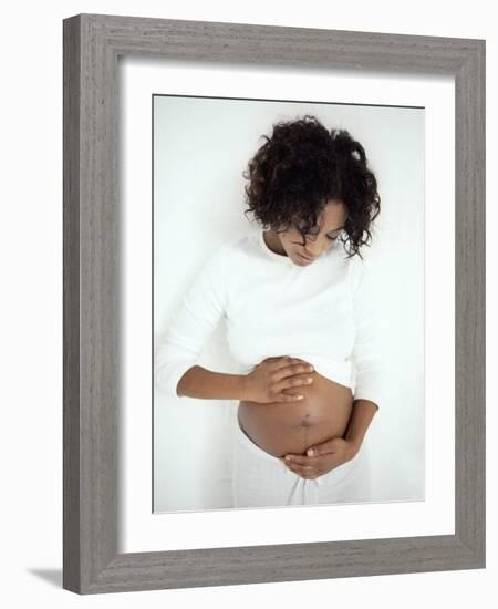 Pregnant Woman-Ian Boddy-Framed Photographic Print