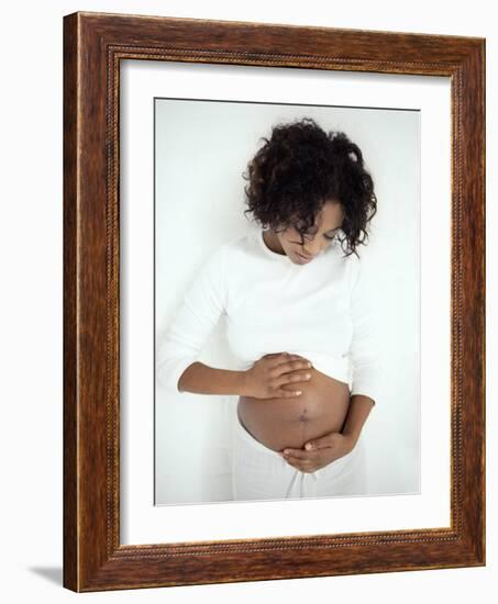 Pregnant Woman-Ian Boddy-Framed Photographic Print