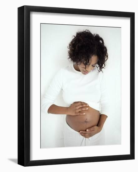 Pregnant Woman-Ian Boddy-Framed Photographic Print