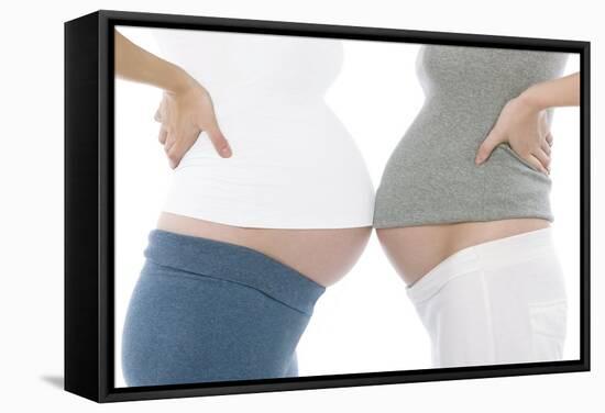 Pregnant Women's Abdomens-Science Photo Library-Framed Premier Image Canvas