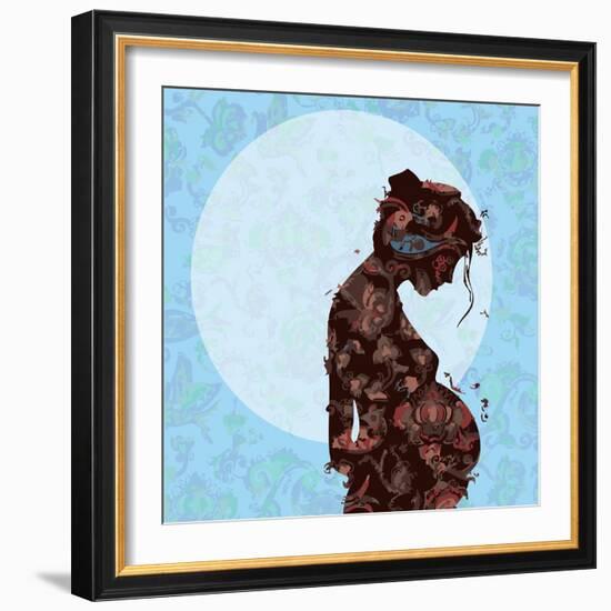 Pregnant-Teofilo Olivieri-Framed Giclee Print