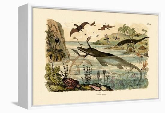 Prehistoric Animals, 1833-39-null-Framed Premier Image Canvas