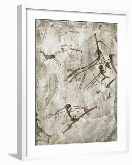 Prehistoric Cave Painting-Kennis and Kennis-Framed Photographic Print