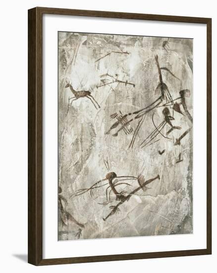 Prehistoric Cave Painting-Kennis and Kennis-Framed Photographic Print