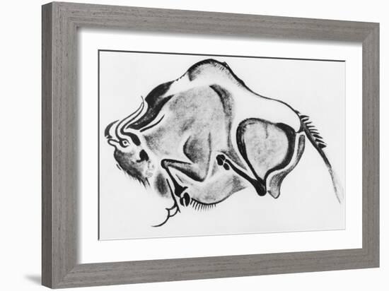 Prehistoric Drawing of a Bison-null-Framed Giclee Print