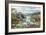 Prehistoric, Middle Devonian Landscape-Science Source-Framed Giclee Print