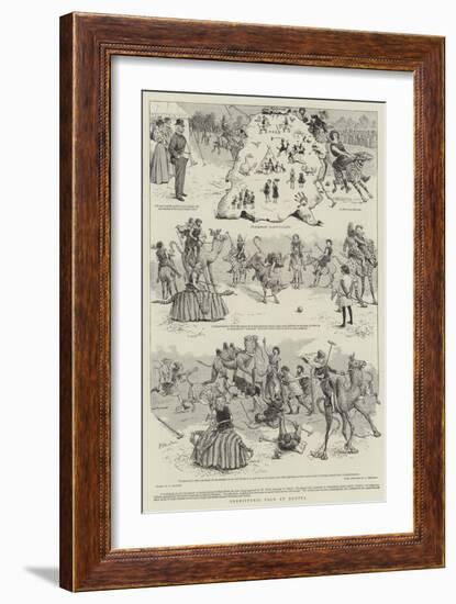 Prehistoric Polo at Quetta-William Ralston-Framed Giclee Print