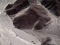 Aerial View of Nazca Lines Representing a Human Figure (Photography, 1983)-Prehistoric Prehistoric-Giclee Print
