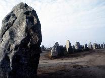 Megalithic Carnac Monuments of Kermario.-Prehistoric Prehistoric-Giclee Print