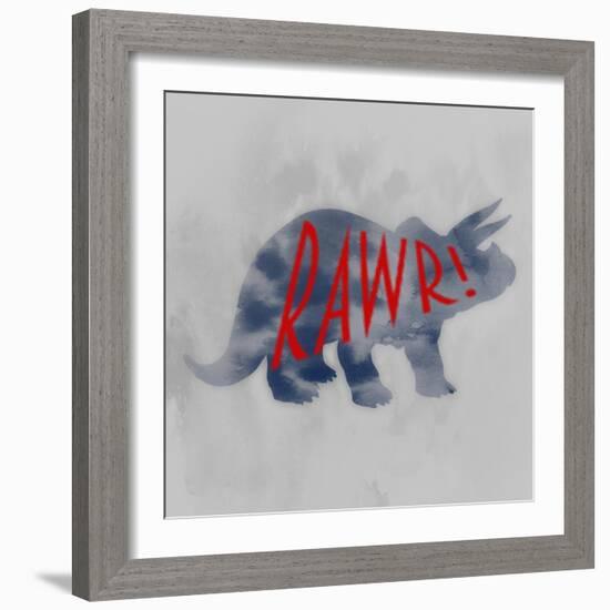 Prehistoric Rawr 1-Marcus Prime-Framed Art Print