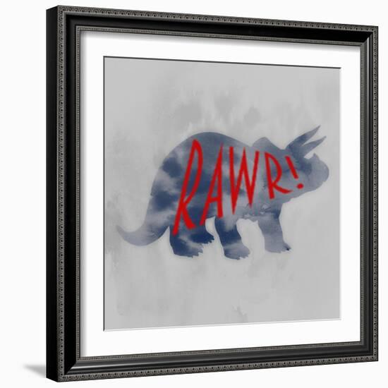 Prehistoric Rawr 1-Marcus Prime-Framed Art Print