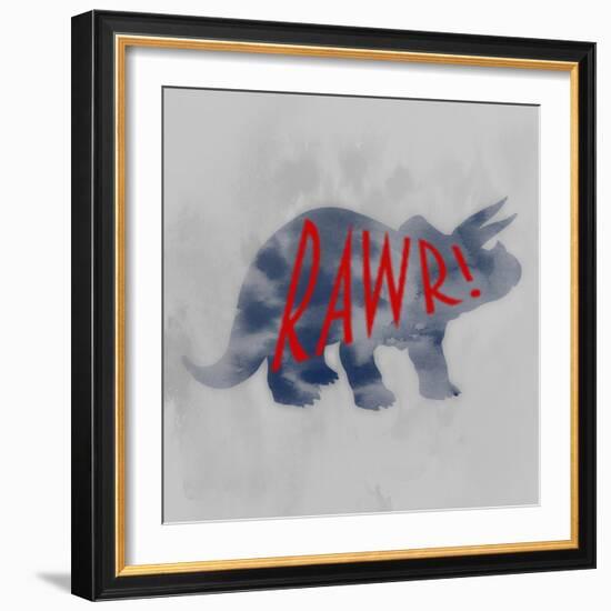 Prehistoric Rawr 1-Marcus Prime-Framed Art Print