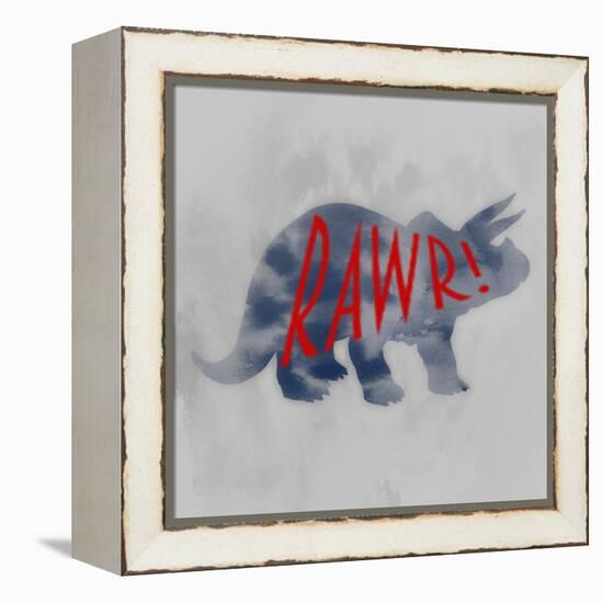 Prehistoric Rawr 1-Marcus Prime-Framed Stretched Canvas