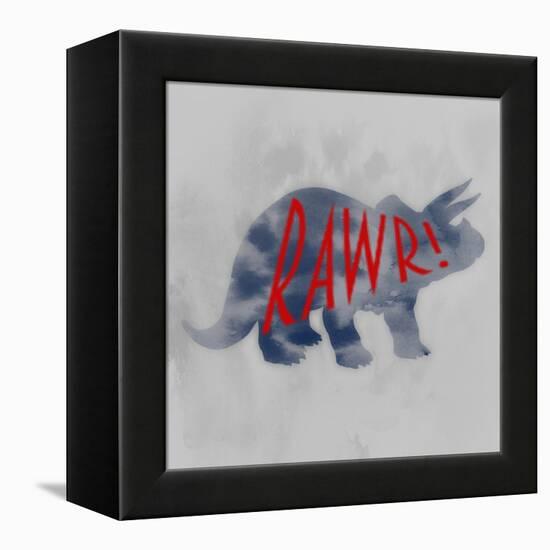 Prehistoric Rawr 1-Marcus Prime-Framed Stretched Canvas